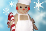 Gingerbread Man Mascot