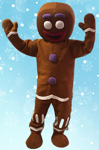 Gingerbread Man Mascot